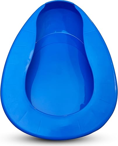 Miniatura 3 de HygiCare Sartén de cama duradera portátil fácil de usar y resistente para hombres, mujeres, pacientes, hospital, hogar de ancianos, 1 unidad