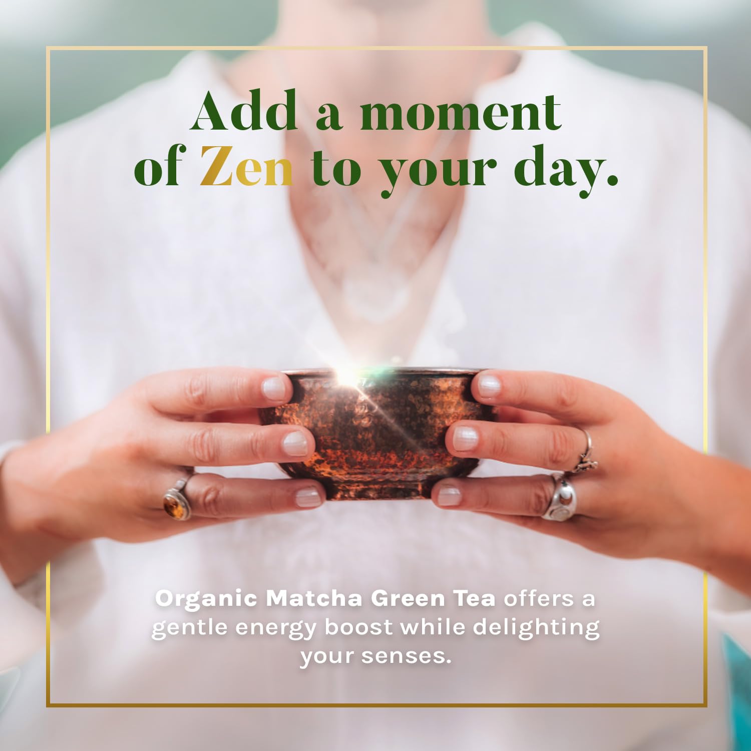 Uncle Lees Organic Matcha Green Tea Bags 40 Count Antioxidant-Rich Low Caffeine Naturally Energizing Blend — view 3