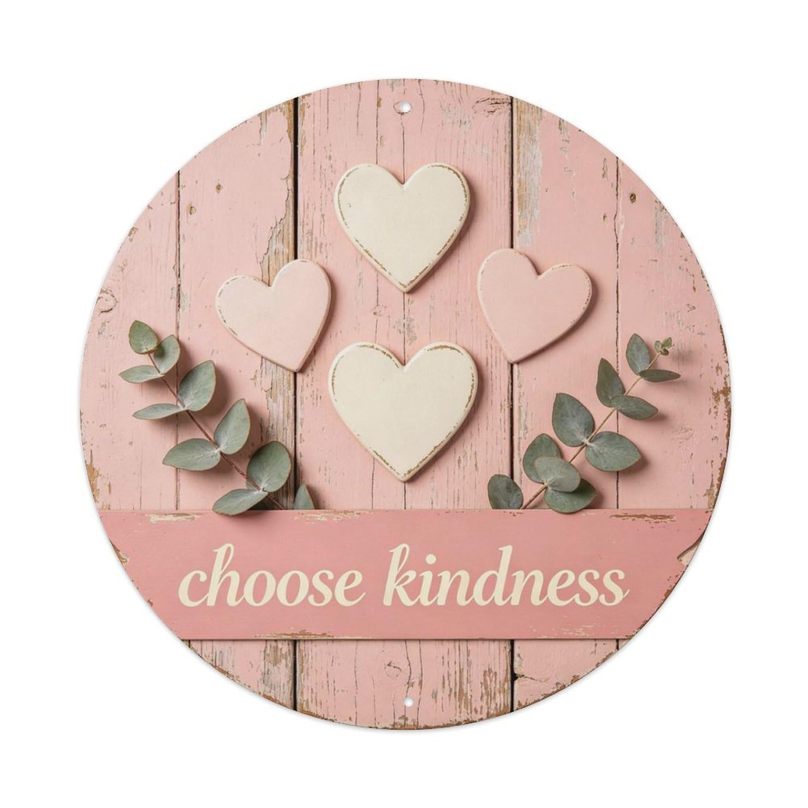 Choose Kindness Metal Tin Sign Plaque