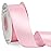 Ribbli Light Pink Double Faced Satin Ribbon,1-1/2 x Continuous 25 Yards,Use for Bows Bouquet,Gift Wrapping,Baby Shower,Floral Arrangement
