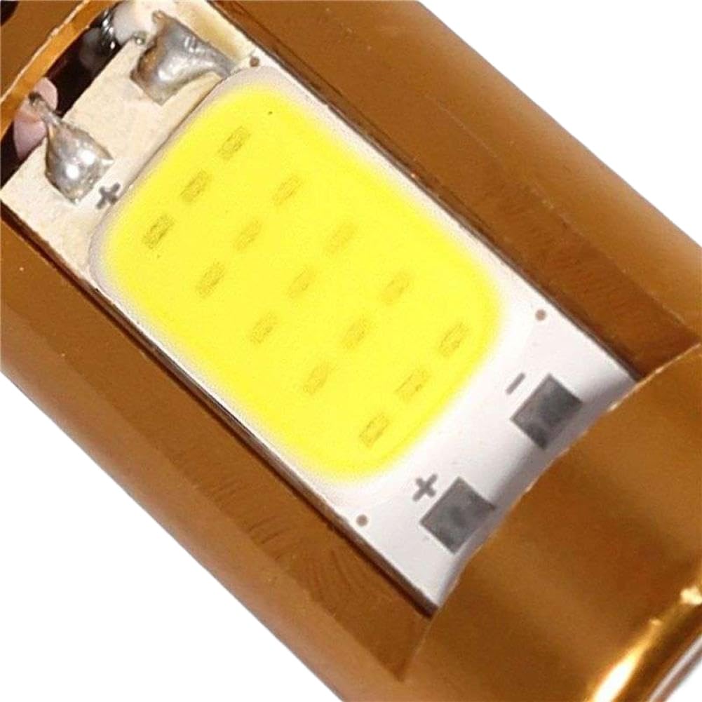 Ampoule de phare de moto LED 5X H6M PX15D P15D Hi-Lo blanc 1500Lm 12-30V Compatible avec moto Scooter cyclomoteur
