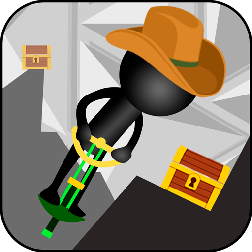 Stickman Pogo Stick Jumper Crash Test Bouncing Ninja Reaction App on