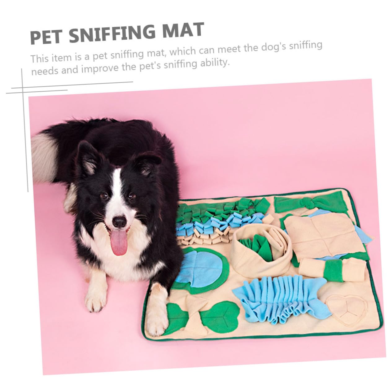 Schnüffelmatte für Hunde und Katzen mit Polar Fleece, 1 Stück