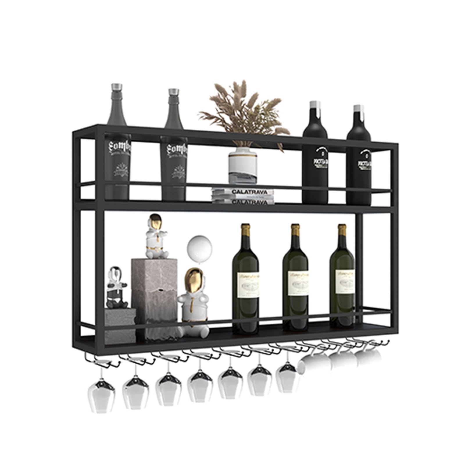 Casier à vin mural pour gagner de la place en cuisine de 20cm