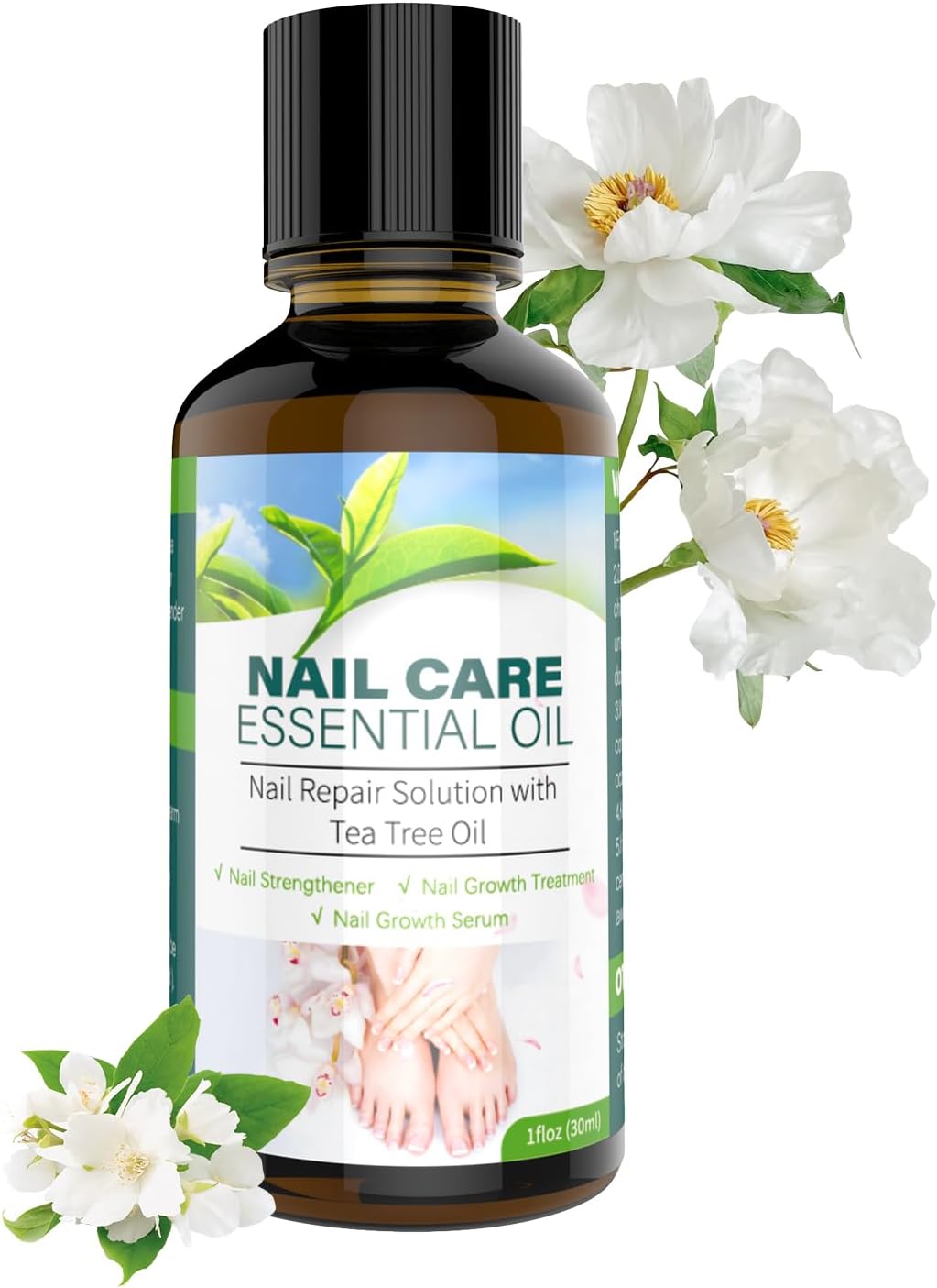 Tea tree nagelverzorging – 30 ml verzorgende olie, versterkt en bevordert de gezonde groei van de nagels voor een gezond uiterlijk. (50)