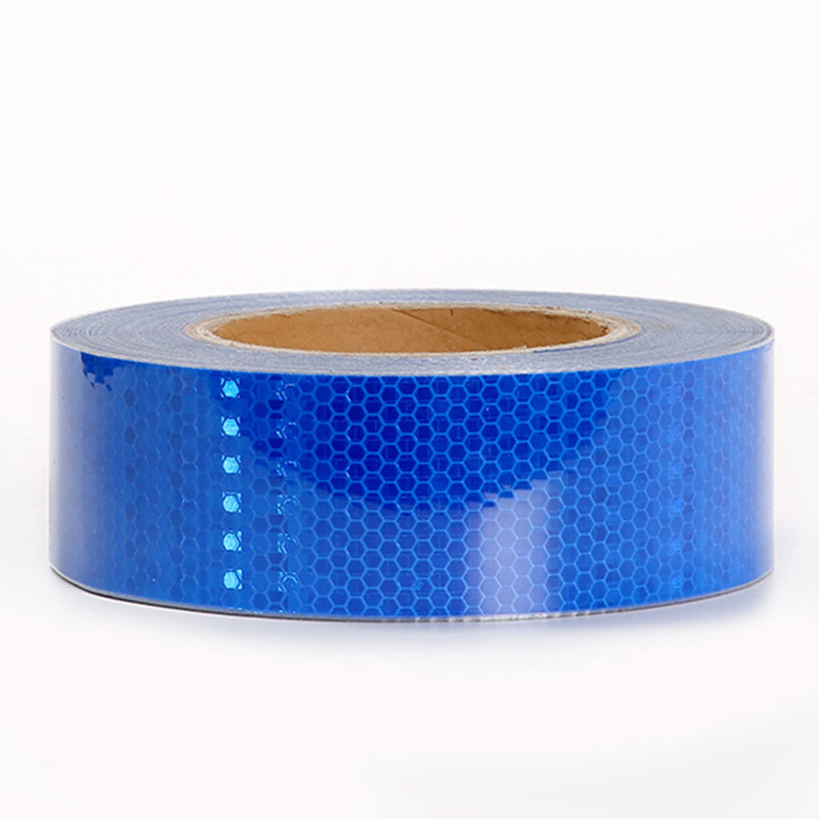 Cinta reflectante de seguridad, Cinta reflectante de seguridad 2 pulgadas x 82 pies – advertencia autoadhesiva for automóviles, señalización peligro(Blue)