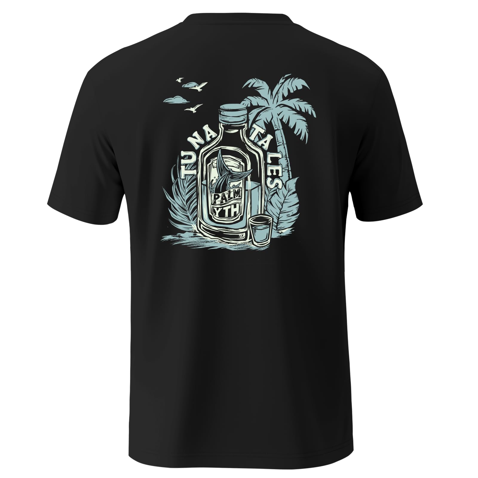 Palmyth Men's Fishing UPF 50+ Sun Protection Short Sleeve T-Shirt
