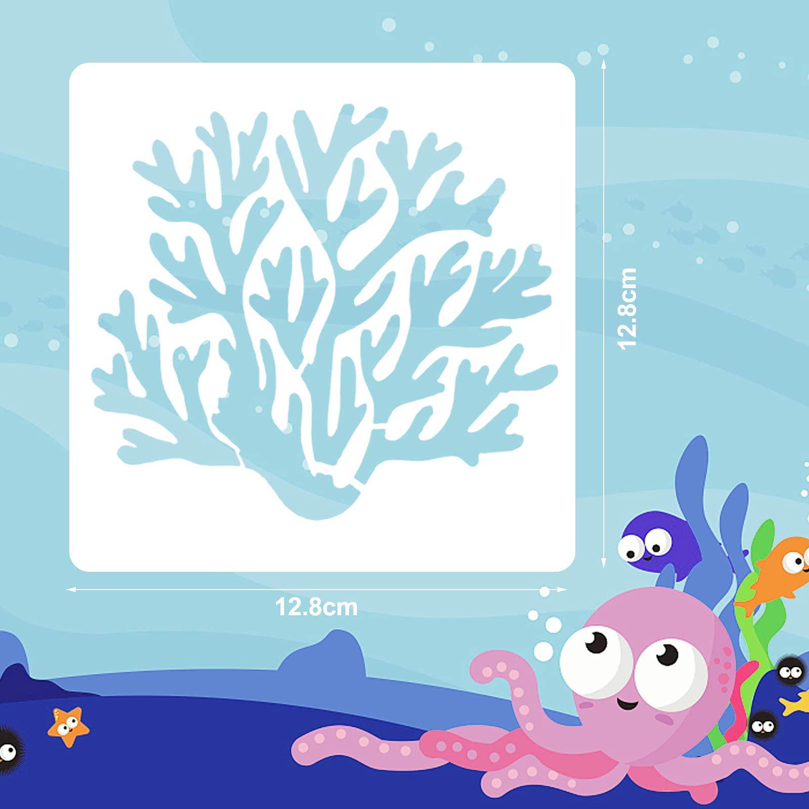 Stencil Per Bambini Tema Fiaba - 8 Modelli Riutilizzabili Per Disegno E Creatività