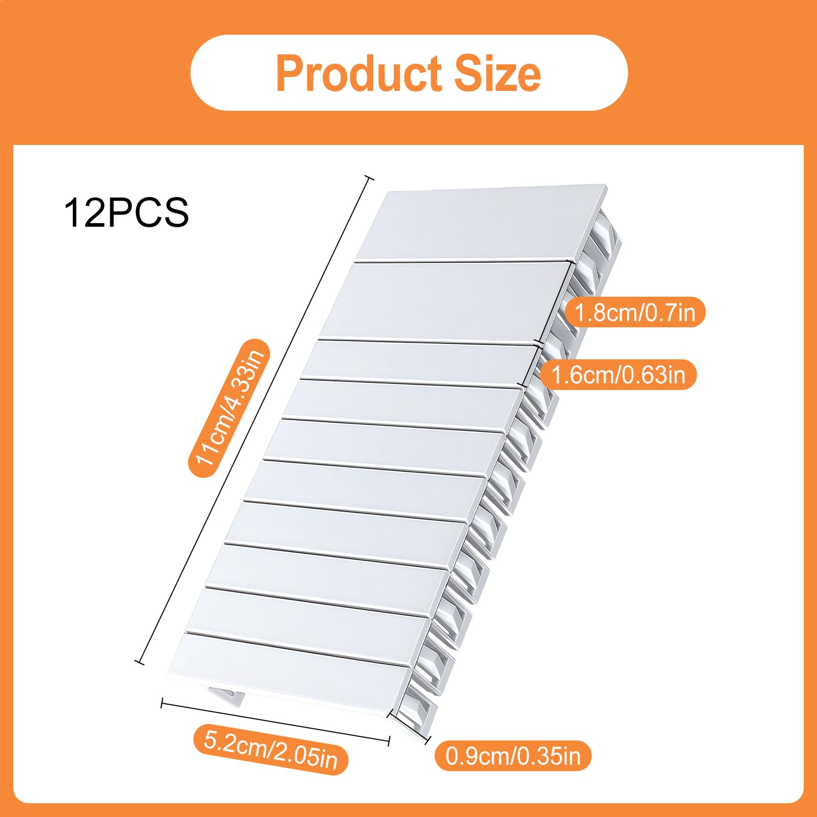 12 Piezas Tapa Cuadro Electrico 11 cm X 5,2 cm, Tapas Ciegas Cuadros Electricos Compatibles con Placas de Cubierta de Seguridad F-Tronic, Hager Y Hensel, Extraíbles y Combinables