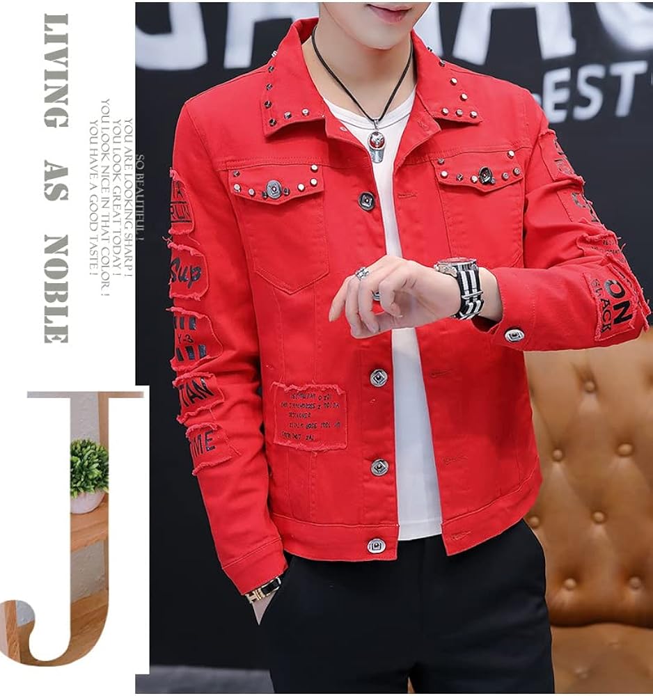 Denim jacket men colour price Clearance