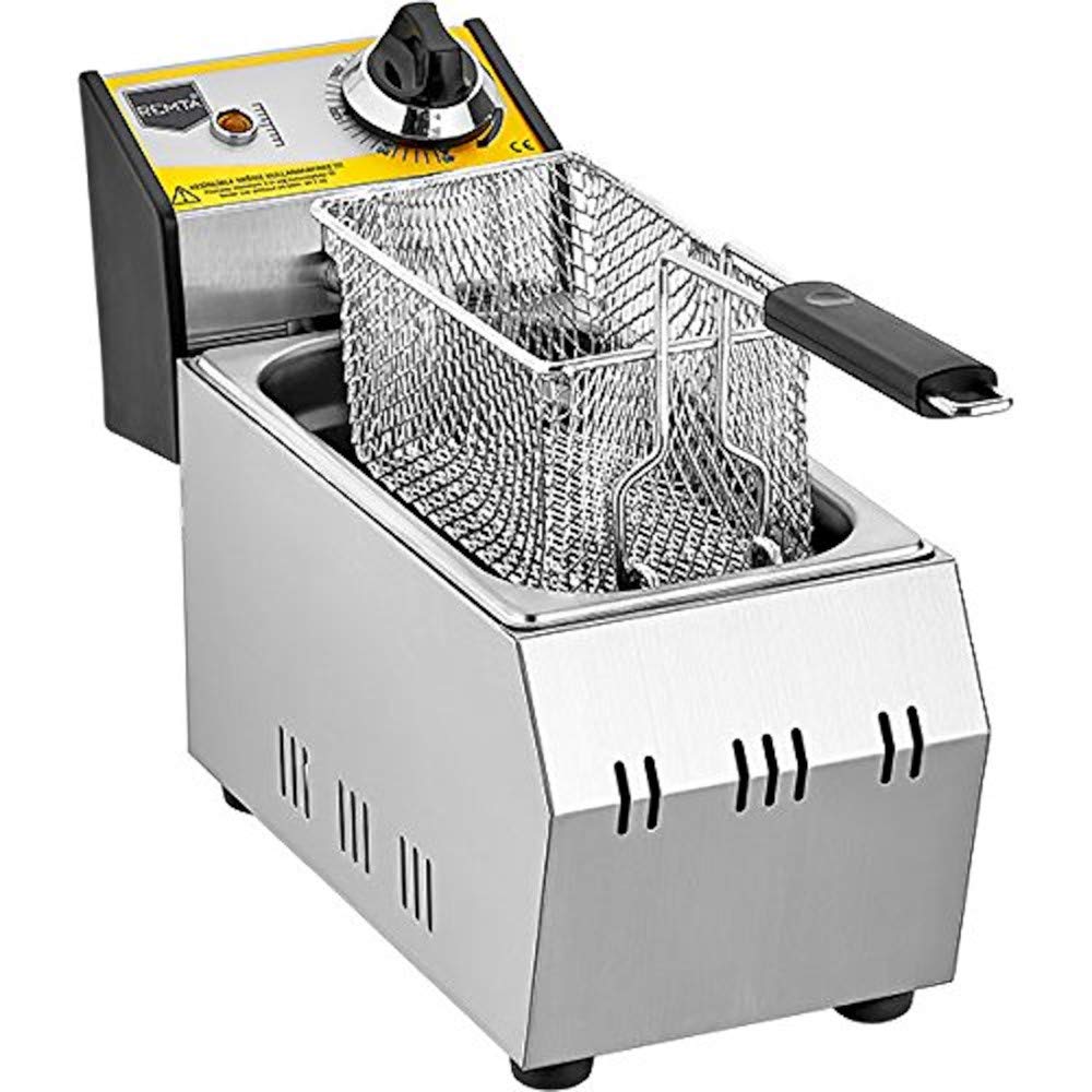 Remta R90 Elektrikli Fritöz, 3 L, 2500 W, Gümüş Rengi, Yüksek hassasiyetli termostat