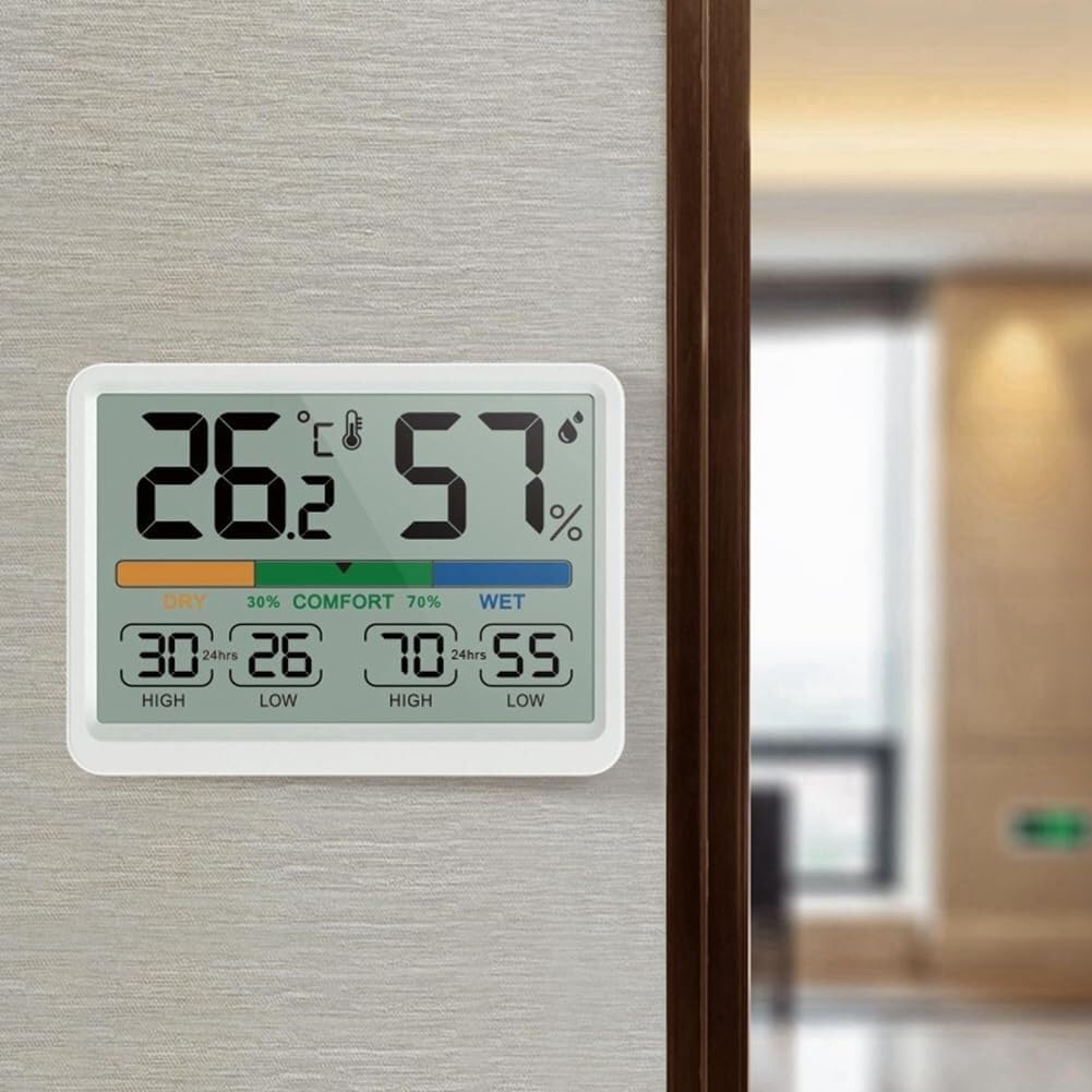 Strumento di misurazione visiva elettronica della temperatura e dell'umidità for uso domestico