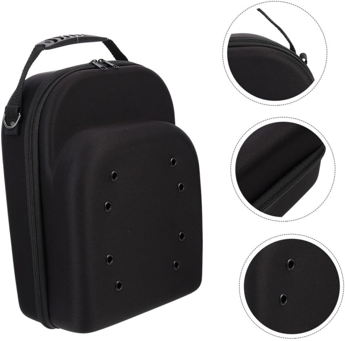 LIFKOME 2Pcs Hard Travel Cap Storage Organizer Durable Baseball Hat Carrier Case with Air for Breathability Portable and Protective Design for Safe Travel of Baseball Caps