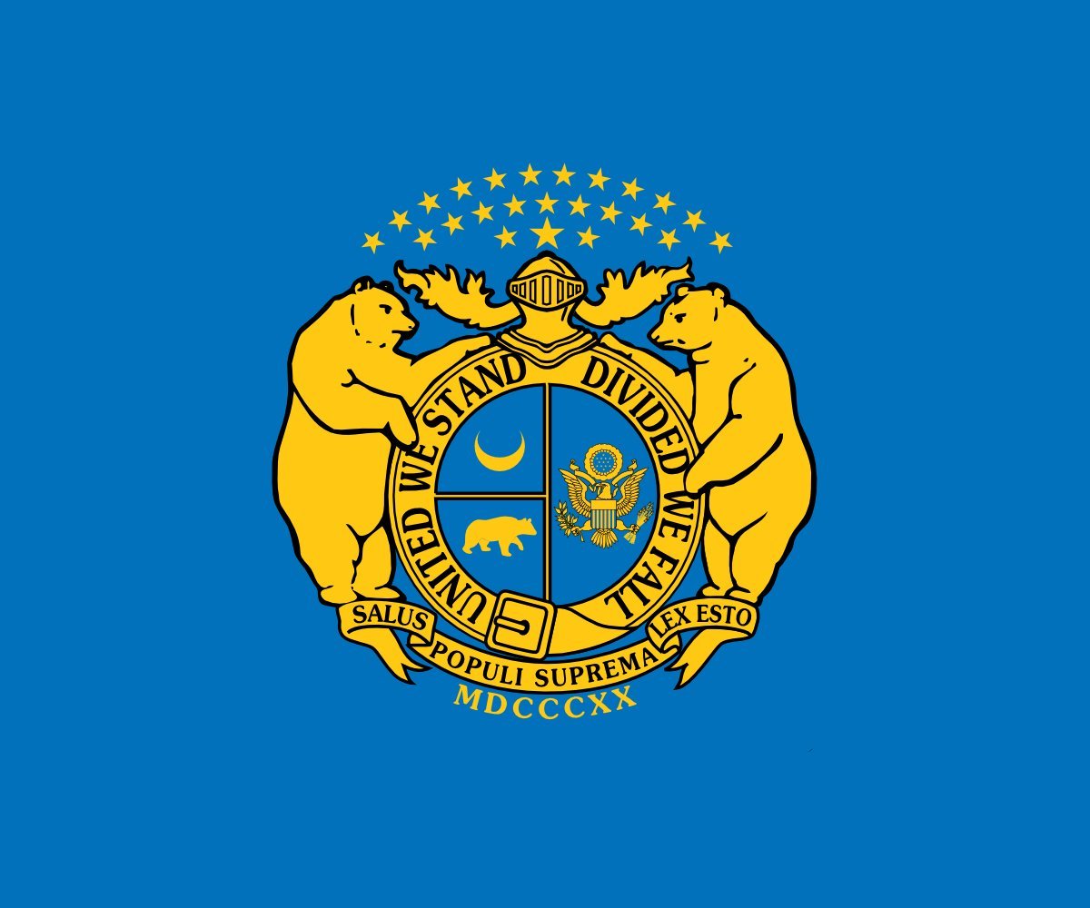 Drapeau Missouri State Guard grand format pour collectionneur d'histoire