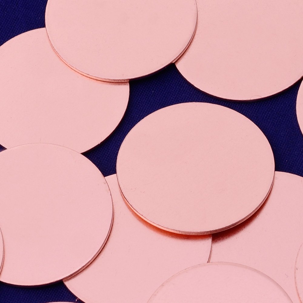 Rosebeading 20pcs tibetara round copper 1 1/8"(27mm) Stamping Blanks,Diy Stamping Jewelry