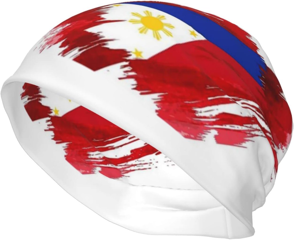 ASYG Philippines Beanie Hats Slouchy Knit Hat Philippines Flag Beanie Caps Pilipino Hat for Shopping Yoga Travel - Image 3
