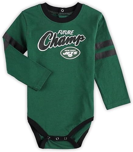 Miniatura 2 de Outerstuff NFL Little Kicker - Conjunto de 2 piezas para recién nacidos, mameluco y pantalón