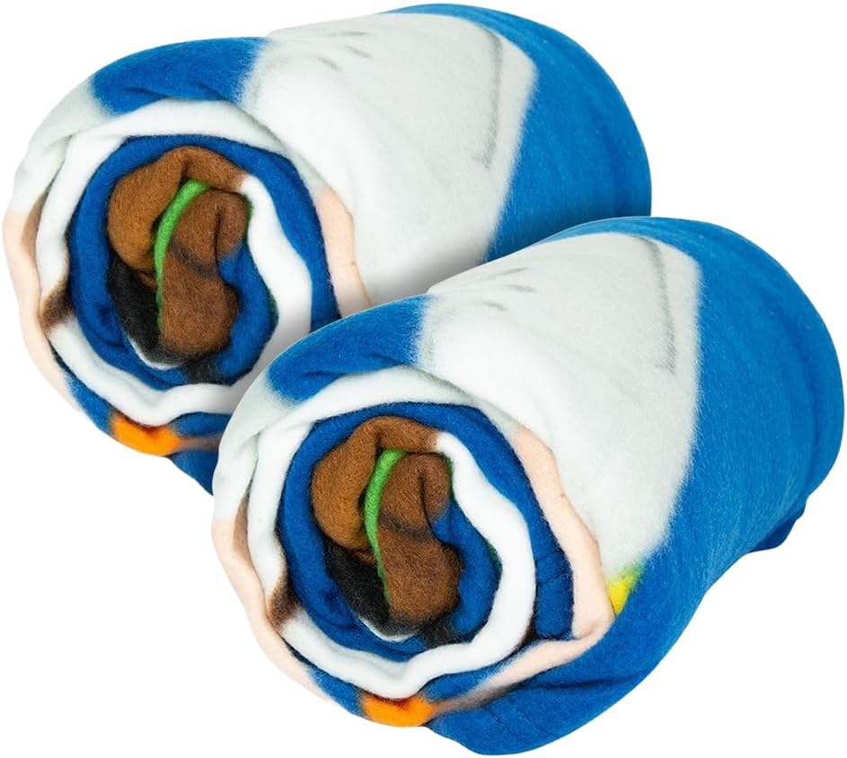 M&M'S Character Blanket (Set of 2), Fun Colorful Throw