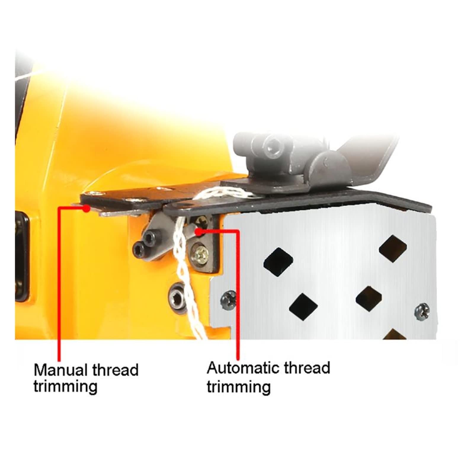 Máquina de coser de mano eléctrica de 210W, máquina de coser portátil recargable con batería de litio de 36V, máquina de sellado de bolsas tejidas para profesionales y aficionados al bricolaje