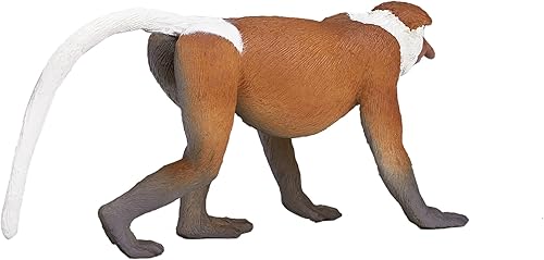 Miniatura 2 de MOJO Proboscis Monkey Realista Internacional Wildlife Toy Replica Figura pintada a mano
