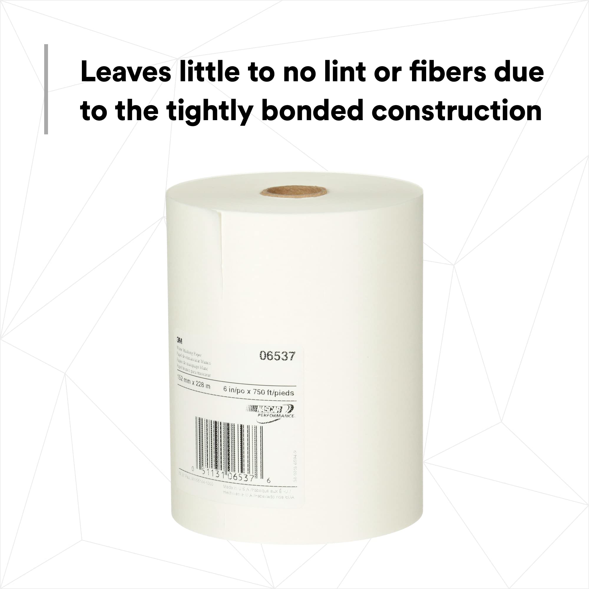 Amazon.com: 3M White Masking Paper 06537, Heat Resistant, Flexible 