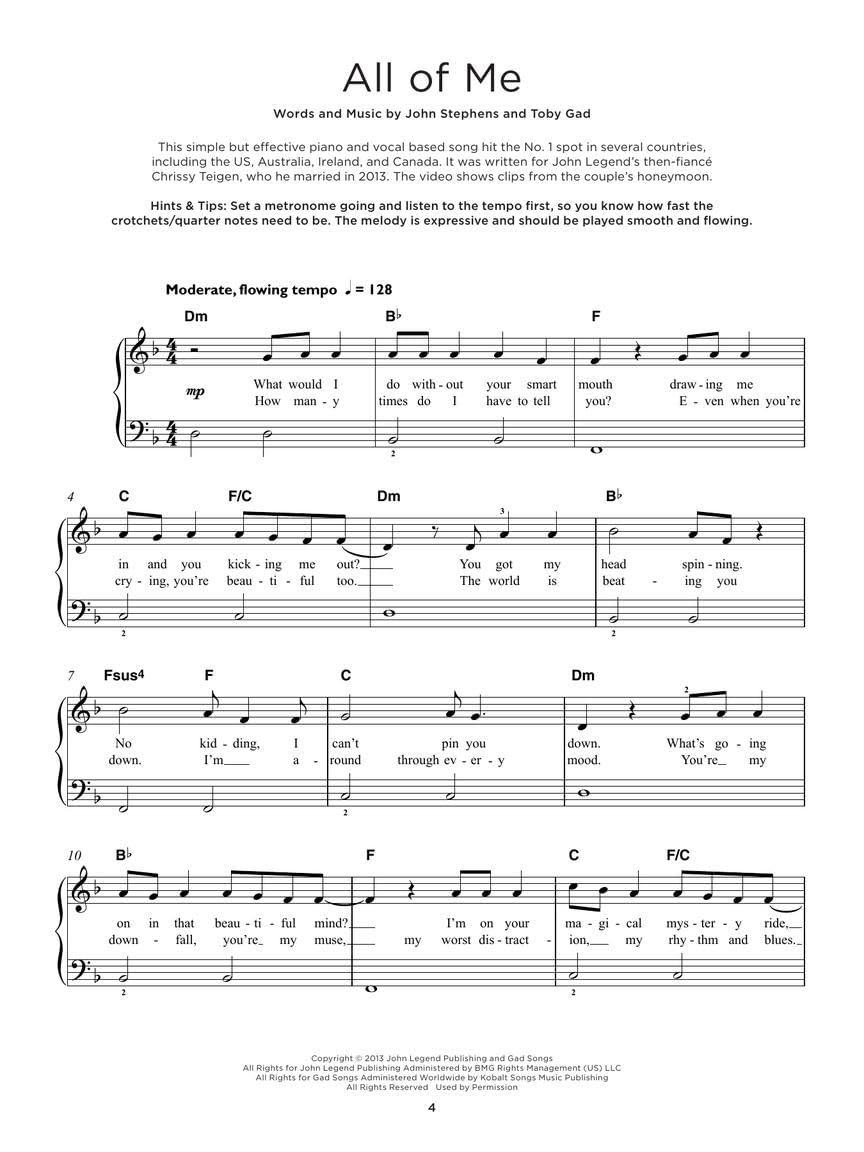 Really Easy Piano: 40 of the Most Beautiful Songs