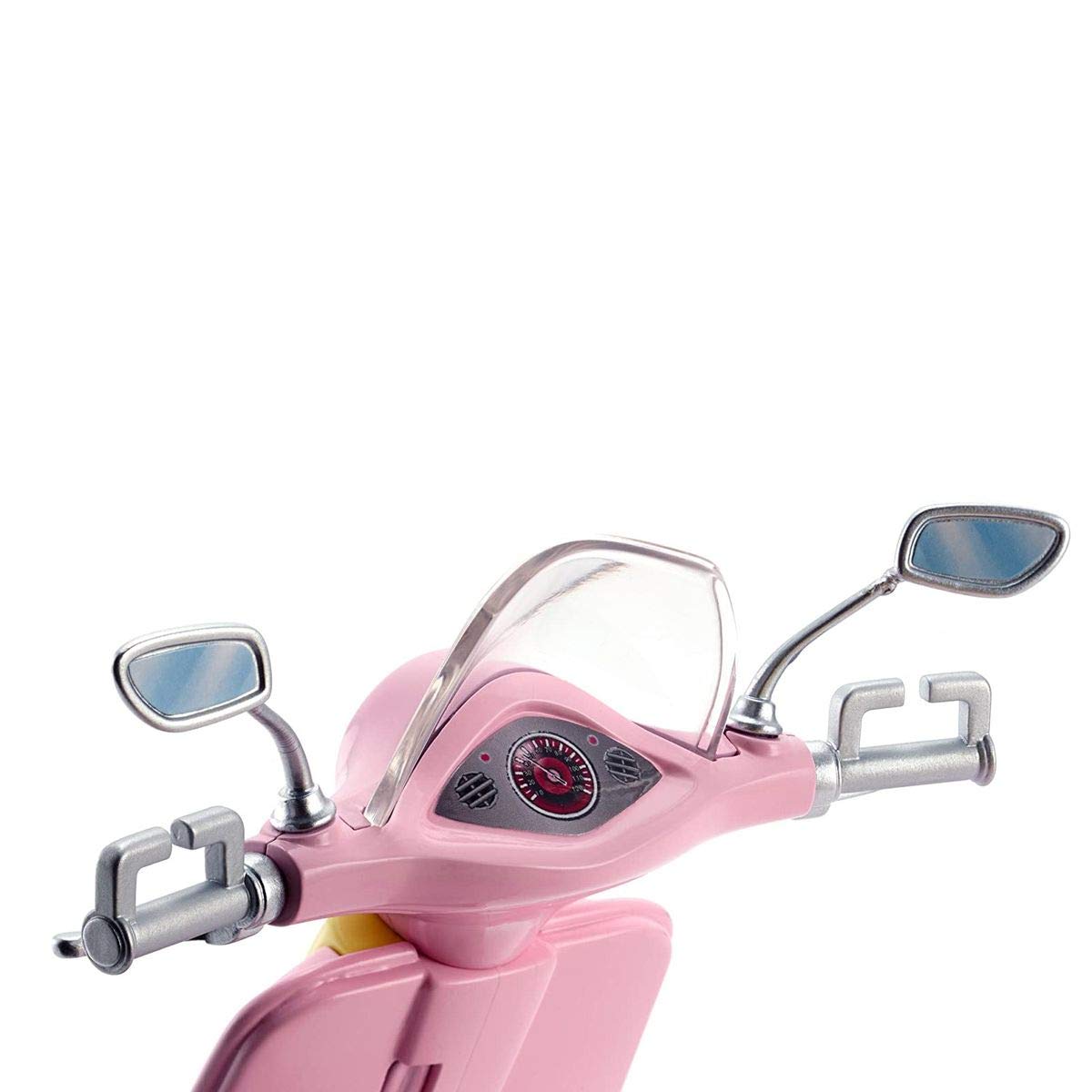 Barbie Moto Scooter Rosa de muñeca y Perrito (Mattel DVX56)