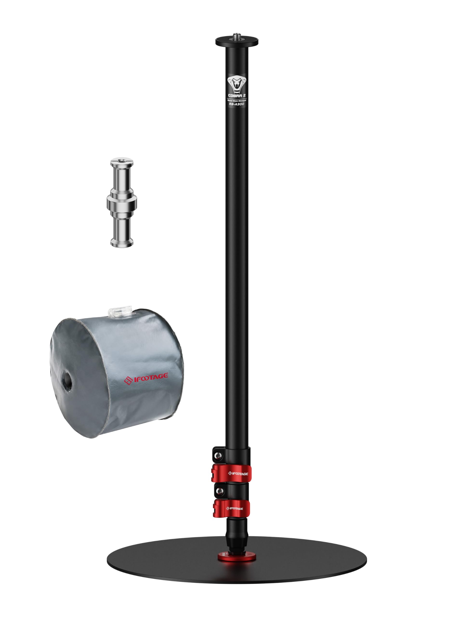 IFOOTAGE A300-WB Space-Saving Round Base Monopod with Water Bag