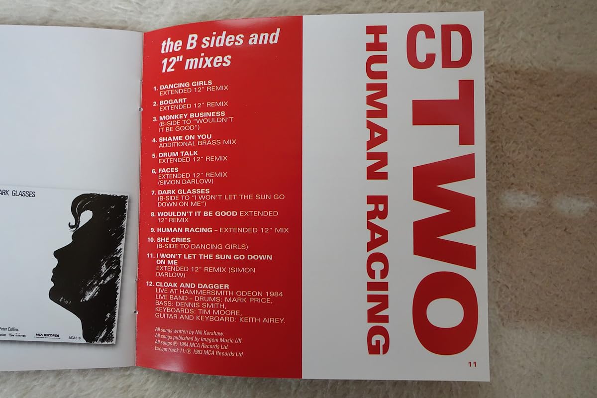 Amazon.co.jp: Nik Kershaw/Human Racing 2CD Expanded Edition 輸入盤