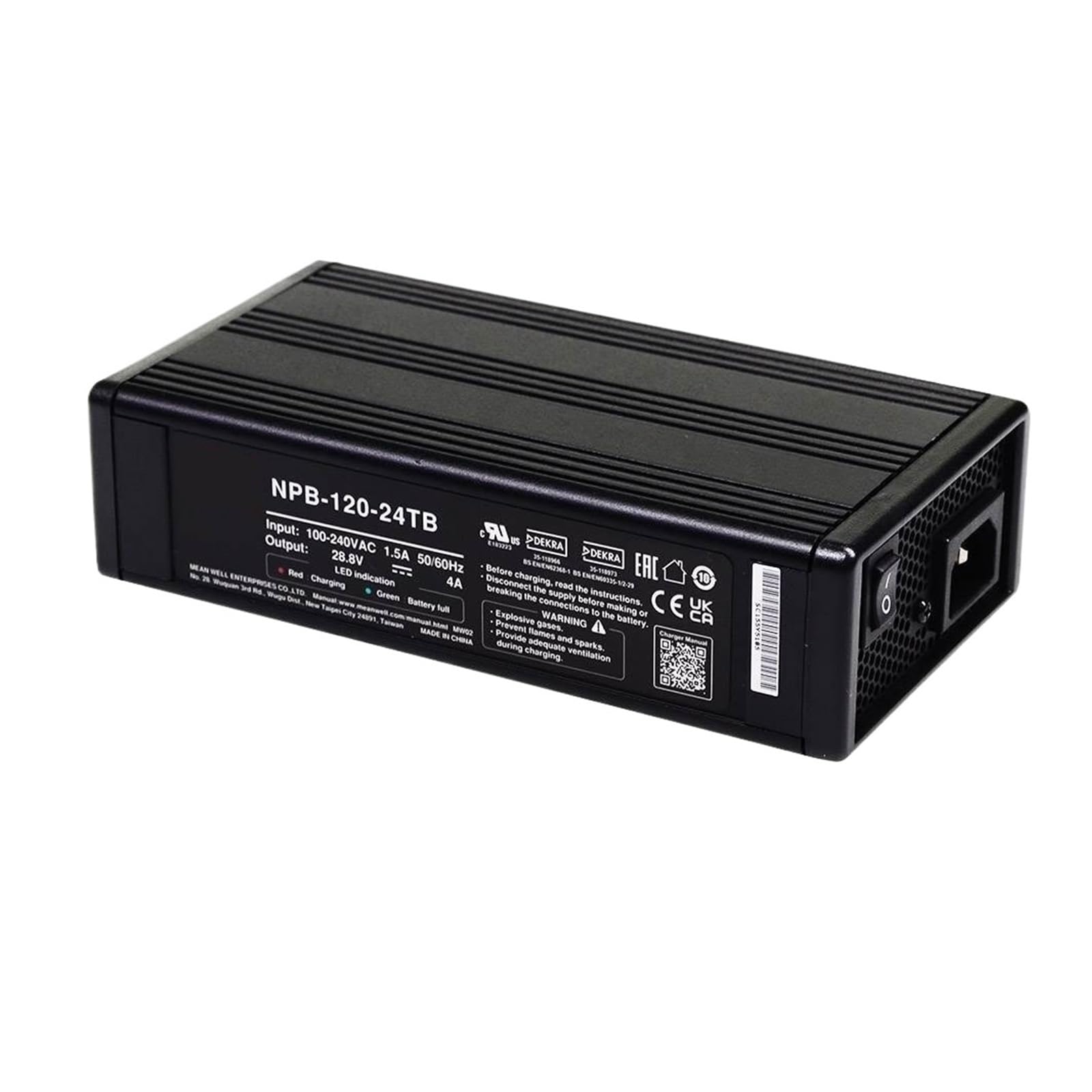 Chargeur NPB-240 polyvalent pour batteries de camping-car et vélos électriques
