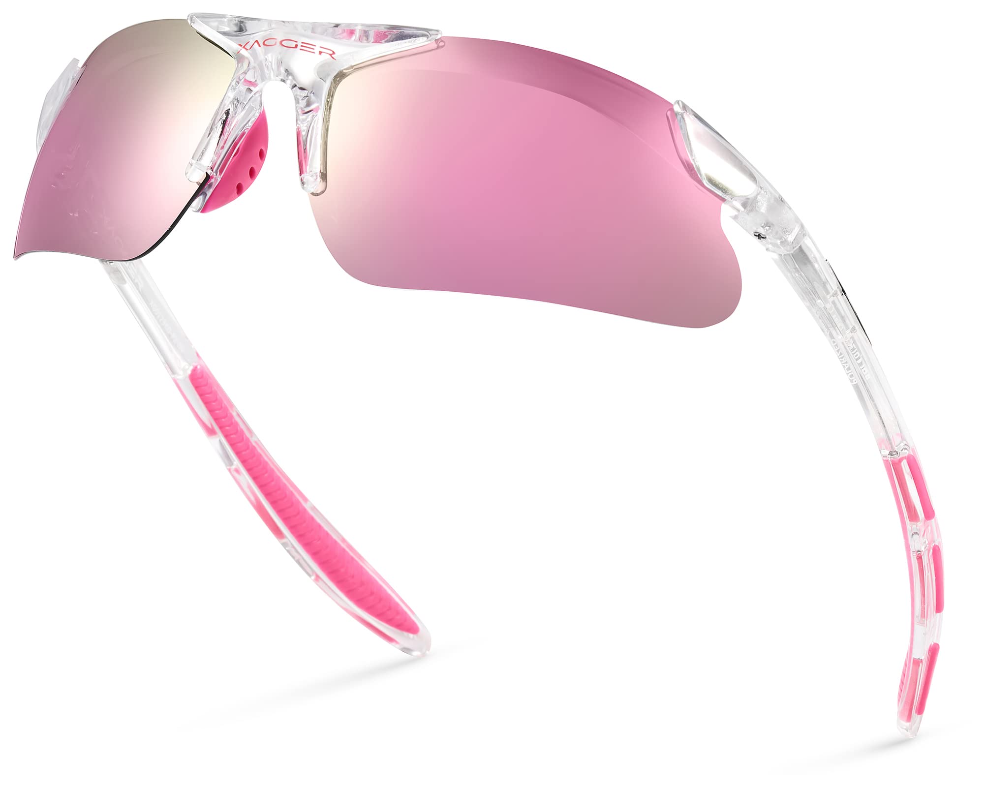 Xagger Kids Youth Polarized Sports Sunglasses for Boys Girls Baseball Softball Glasses TR90 Frame