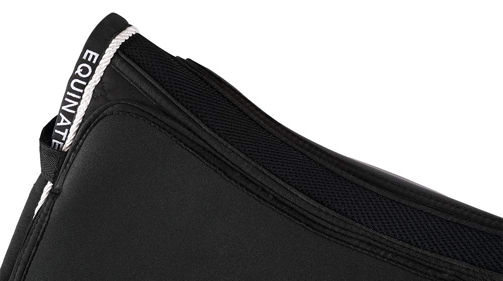 Equinate 3 Zonen Korrektur Schabracke Allround mit 8 Memory Foam Einlagen zur Sattelanpassung