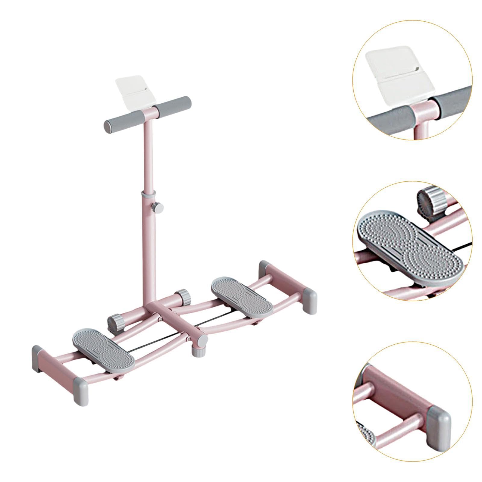 Máquina de Esquí Ejercitador de Pierna Entrenadora de Glúteos Aparato Fitness Multifunción Diseño Plegable Resistente Adecuada para Entrenamiento en E