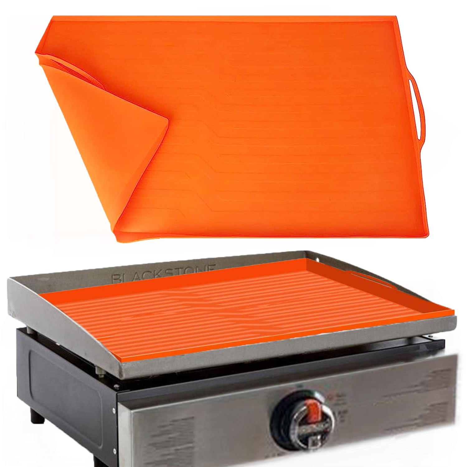 Photo 1 of 17in Blackstone Griddle Mat KPAIDA Silicone Griddle Mat for Blackstone 17 Inch Grill, Blackstone Anti Rust Mat, Heavy Duty Silicone Blackstone Griddle Cover 17 inch griddle mat