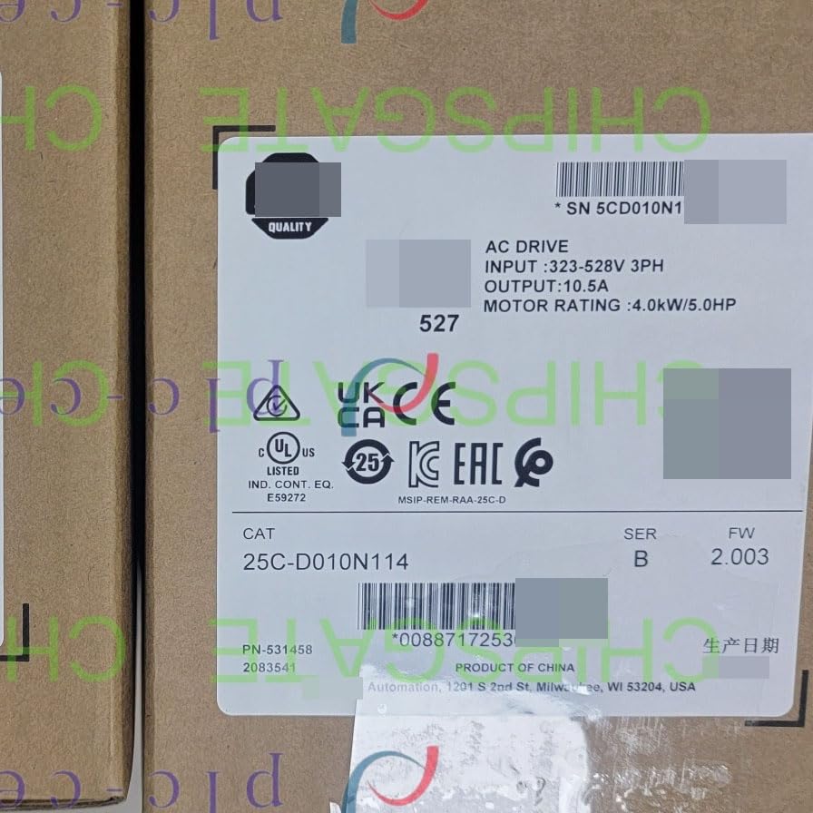 New in Box 25C-D010N114 25CD010N114 Factory Sealed