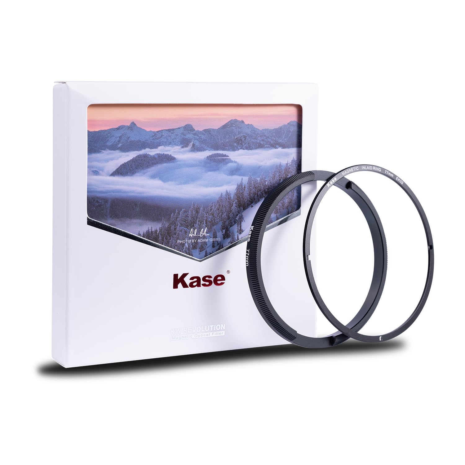 Kase Revolution Magnetischer Hud gepolsterter eingelegter Adapter + 3D-Werkzeug (77 mm)