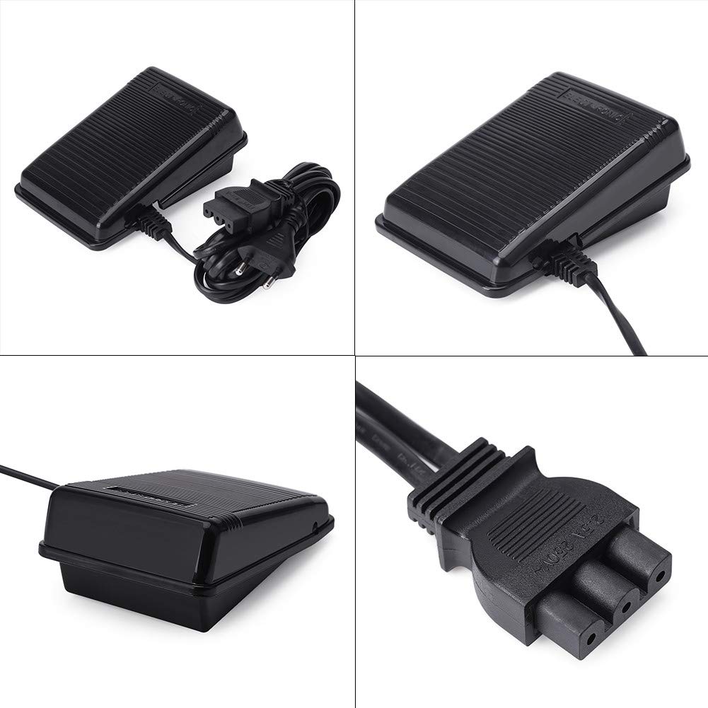Estink Pedale Controller per Macchina da Cucire, Pedale Elettrico per Macchine da Cucire per Singer 7640/4423/5523/1409/4423 con Cavo di Alimentazione, Spina Europea 220-240 V