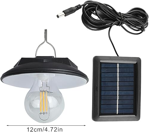 Miniatura 2 de Luz solar para cobertizo lámpara de exterior de ángulo ajustable, luz solar de patio de larga duración, iluminación impermeable para patio de