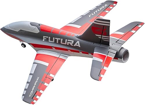 FMS Rc Jets Futura 64MM EDF Sport Jet RED rc aviones para adultos para entrenadores EDF para principiantes 6 canales de control remoto aviones PNP