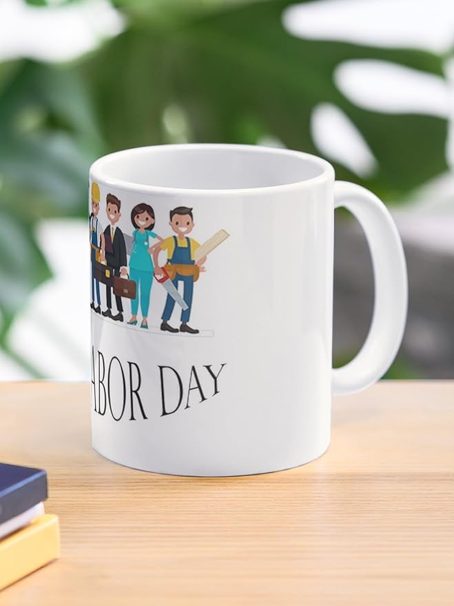 Rurubi Happy labor day Coffee Mug Coffee Cups & Mugs