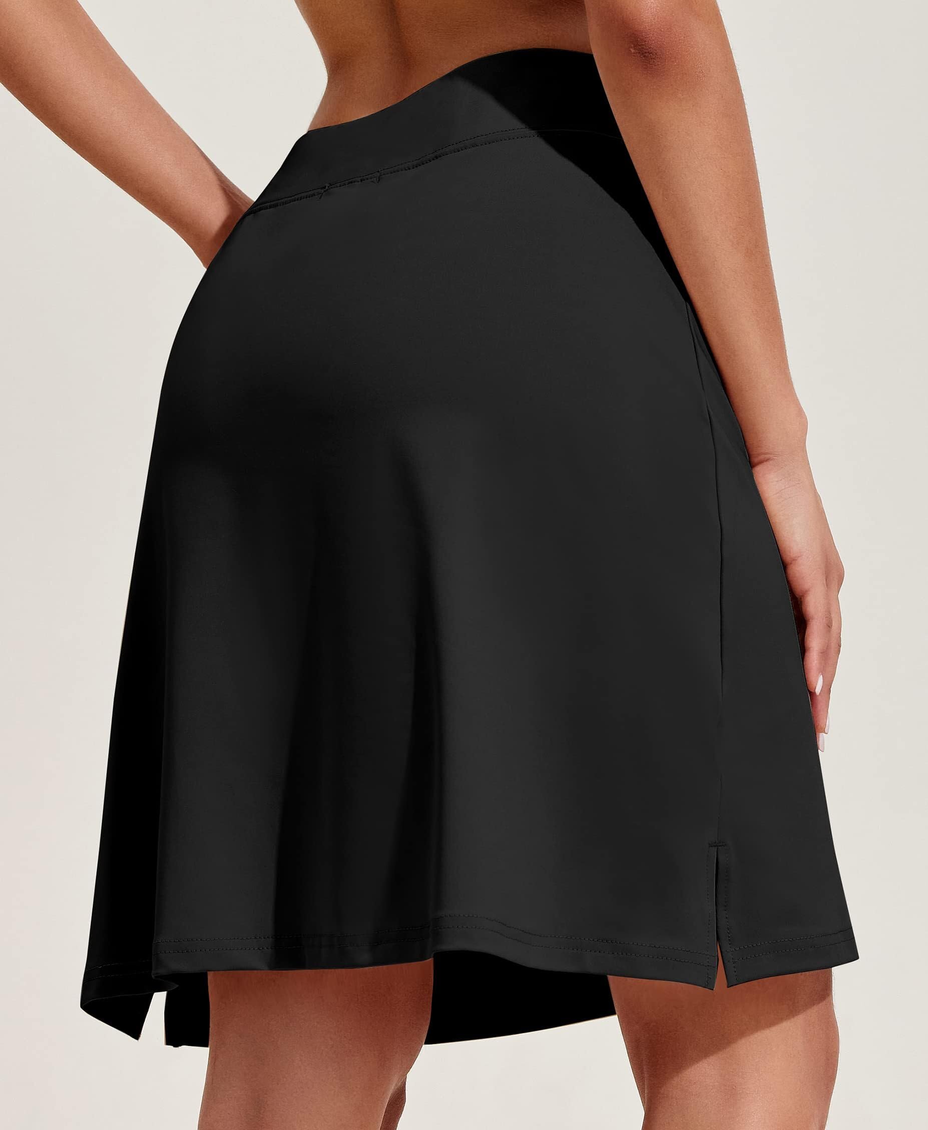 PINSPARK Falda de tenis para mujer, cintura alta, falda deportiva, falda plisada, minifalda de golf, verde grisáceo