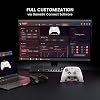 GameSir Cyclone 2 Multiplatform Wireless Controller- TMR Electromagnetic Joysticks&Hall Effect Switch triggers,6-axis Gyro Gaming Controller for Switch/PC/iOS/Android/Steam (Phantom White Bundle)
