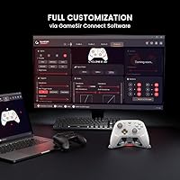 Vista 7 de GameSir Cyclone 2 Wireless Controller - 1000Hz Polling Rate, TMR Joysticks, Hall/Micro 2-in-1 Triggers for PC/Switch/Switch 2/Android/iOS, PC Gaming