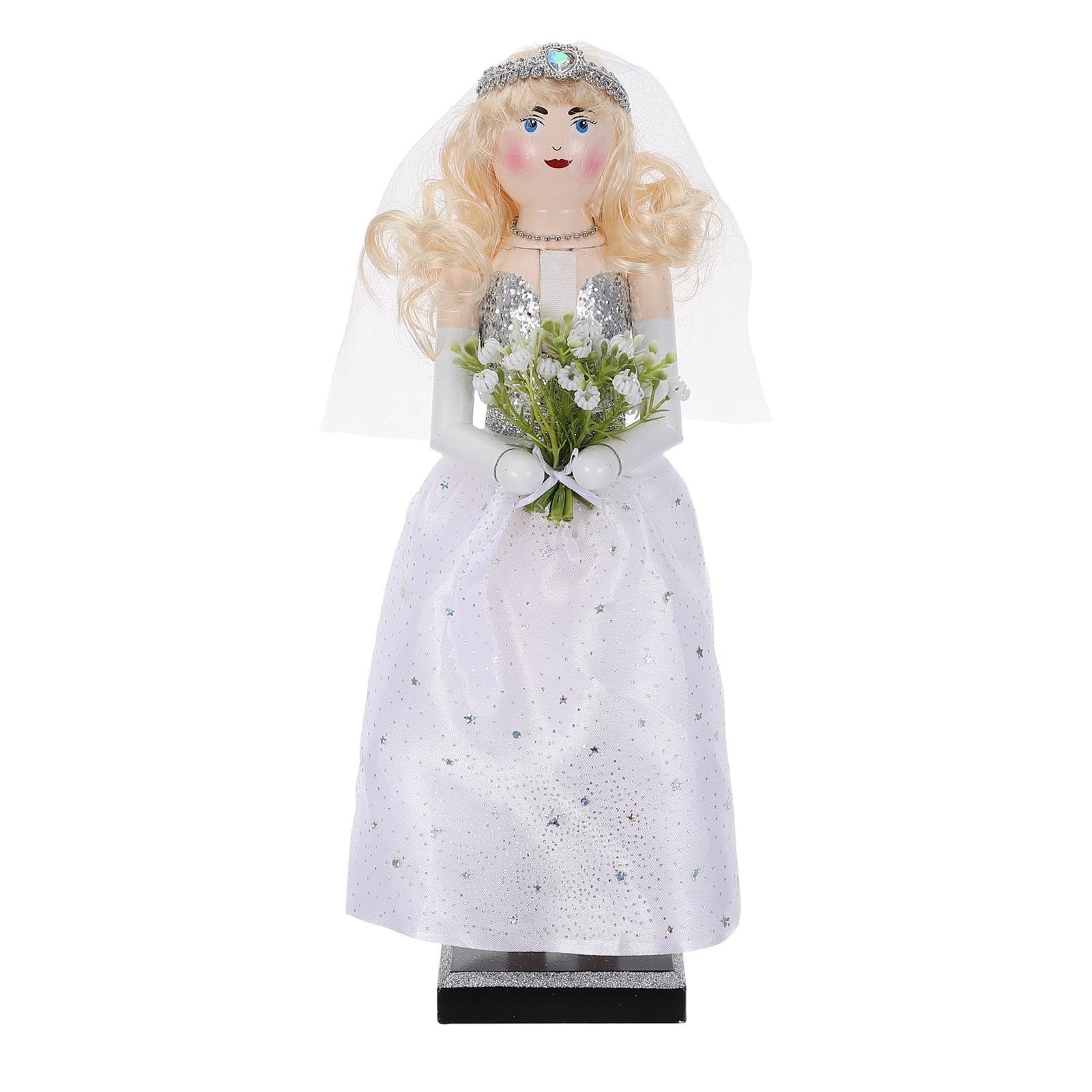 Casse-Noisette figurine de mariée statue de soldat en bois décoration mariage