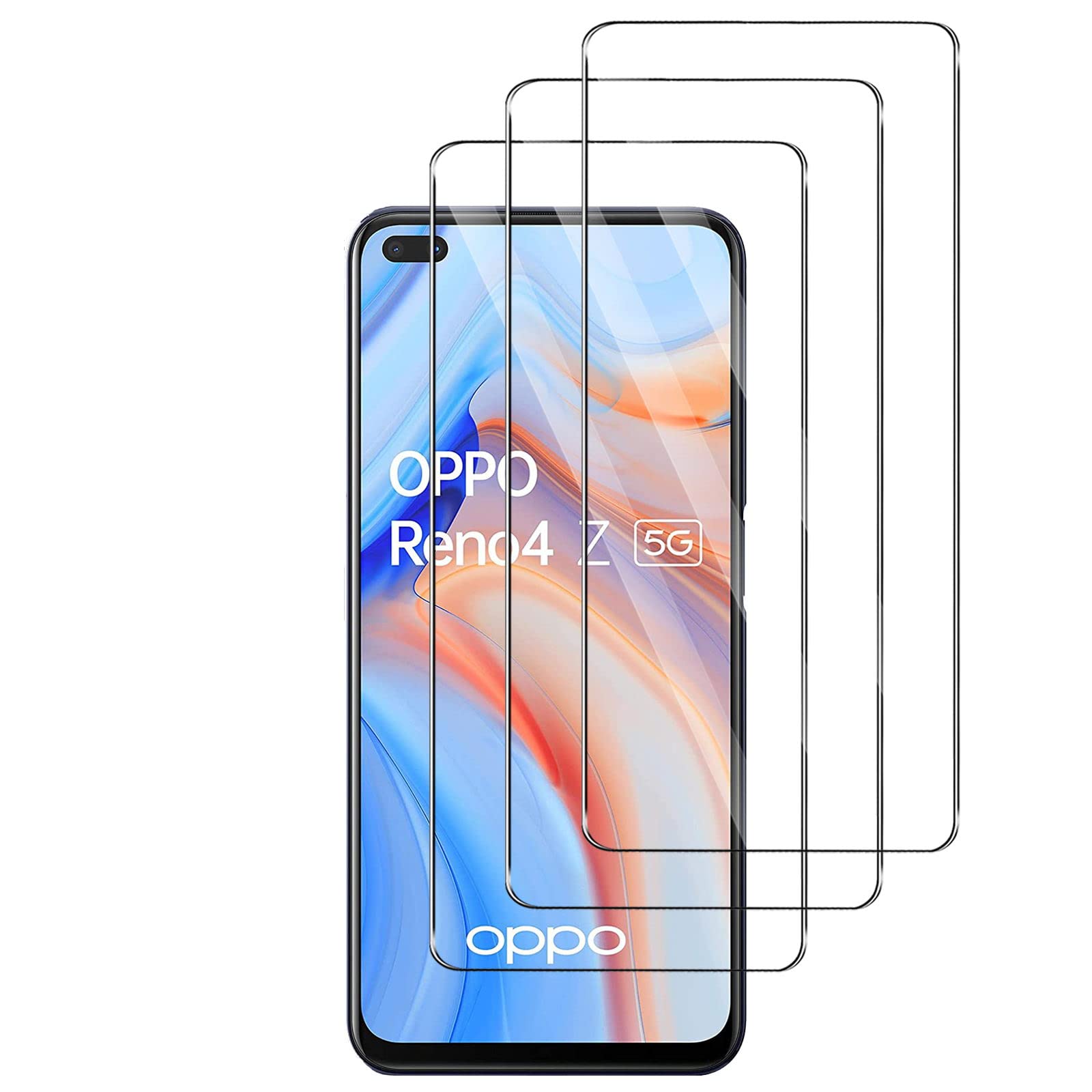 Protection écran Verre Trempé 9H Transparent Pour OPPO RENO 4Z - Neuf Sous Emballage