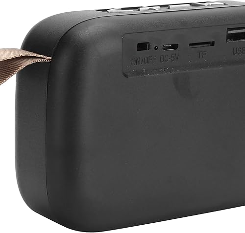 Miniatura 9 de VBESTLIFE Altavoz Bluetooth4.2, subwoofer estéreo inalámbrico con sonido de alta fidelidad, reproductor de música portátil USB, con radio FM,