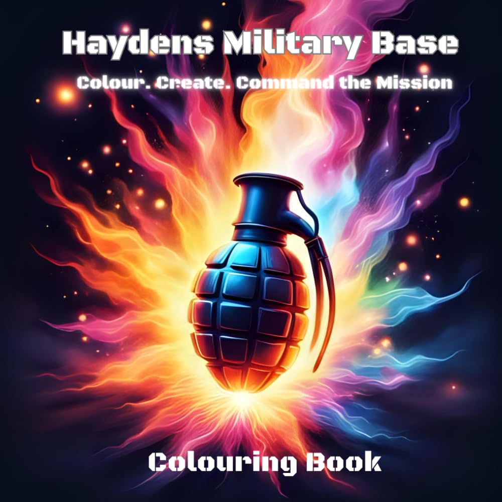 Hayden Military Base Colouring Book: Colour. Create. Command the Mission