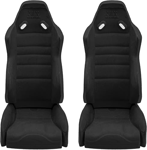 Miniatura 4 de ShareGoo - Juego de 2 asientos de automóvil de plástico duro, asientos de simulación de camión a control remoto compatibles con Axial SCX10