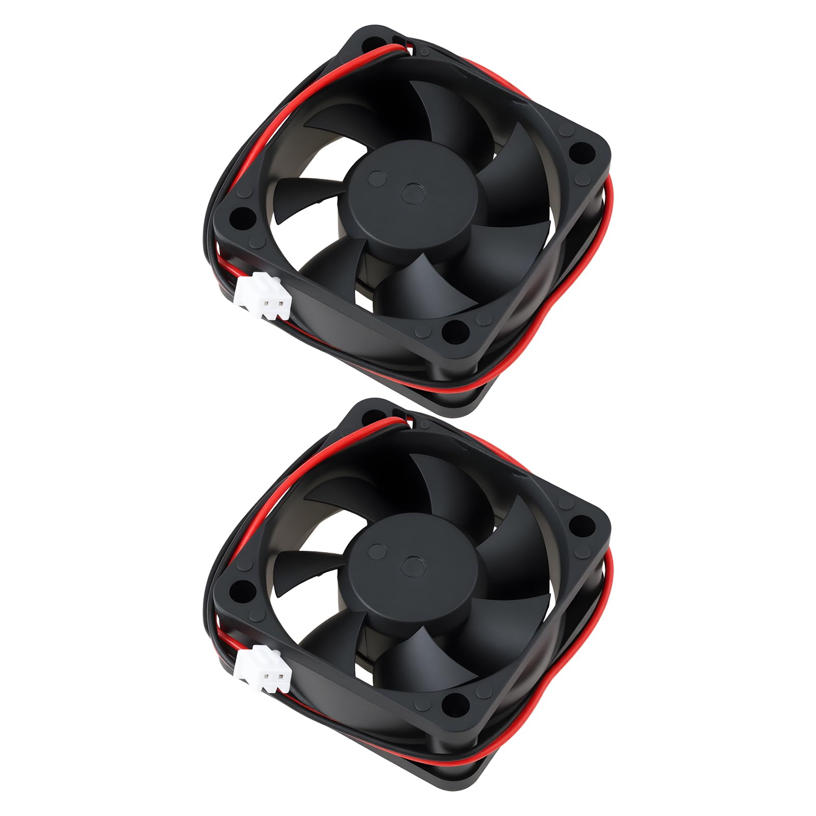 ECSiNG 2pcs Computers Case Cooling Fan 12V 74A 50x50x20mm for PC Chassis with Plug
