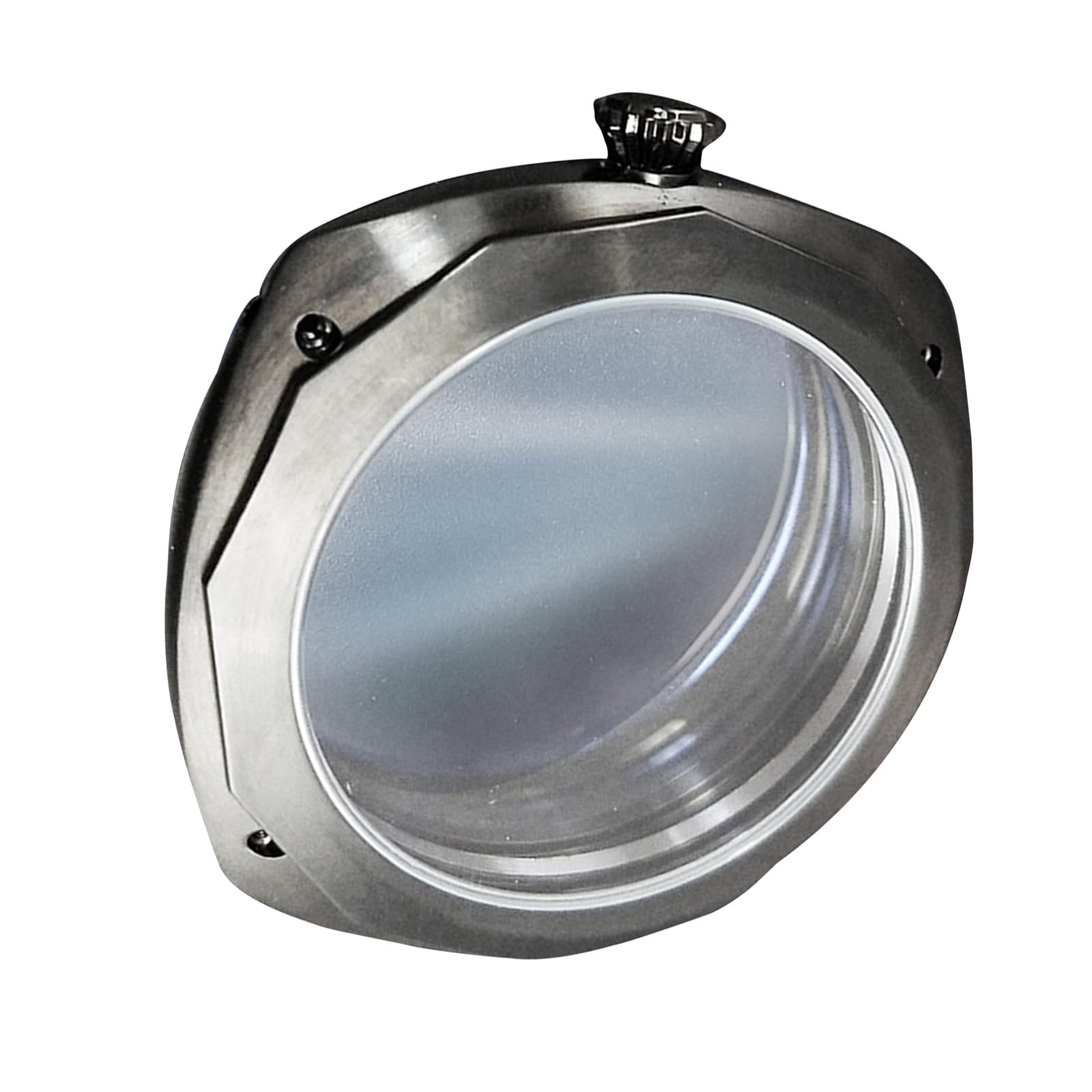 Caja de Reloj de Acero Inoxidable 316L de 45 mm, Color Negro. Accesorios para Relojes con Movimiento ETA 6497/6498.